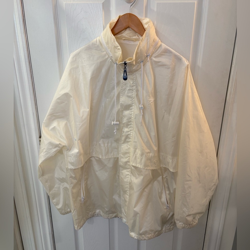 Cream Speedo Windbreaker Jacket